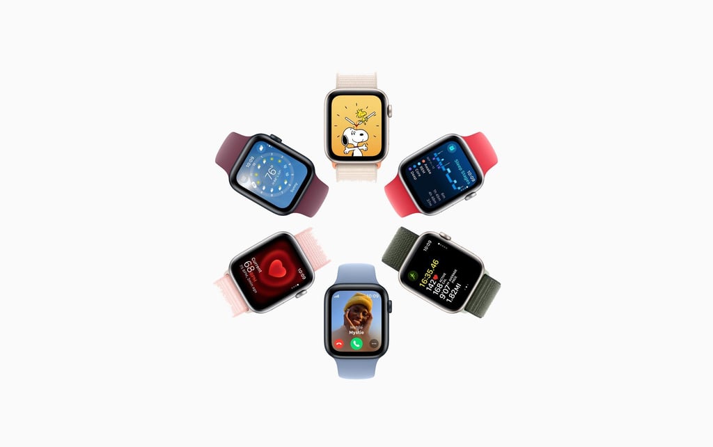 Bunte Mischung: die neue Apple Watch SE.