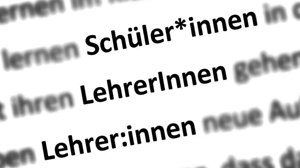 In Schulen ist das Gendern mit Sonderzeichen verboten.