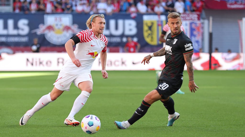 Feiner Pass: Emil Forsberg leitete das 1:0 von Xavi Simons ein.