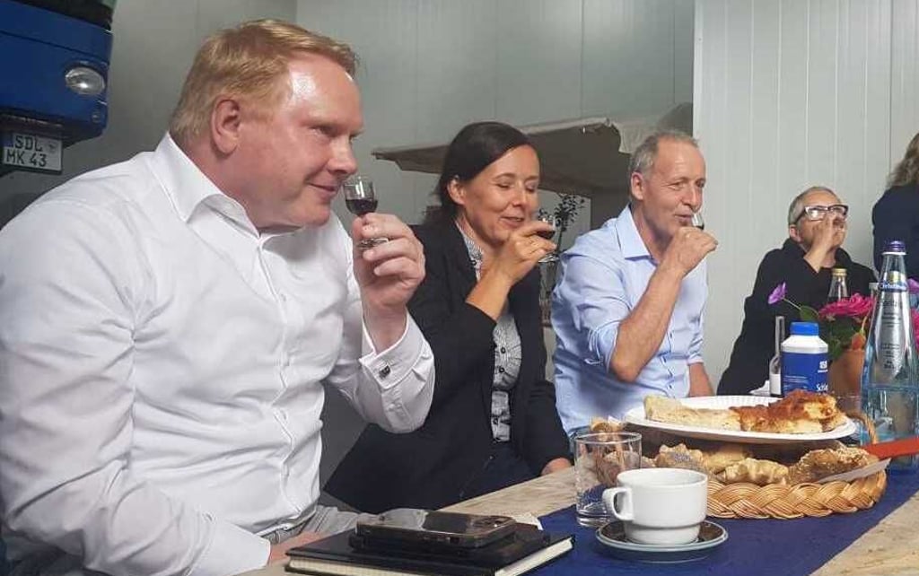 Treffen der Direktvermarkter der Altmarkkiste mit Kostproben in Behrendorf im Kreis Stendal.
