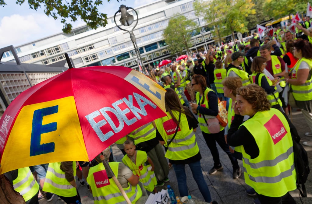Verdi-Streik im Einzelhandel
