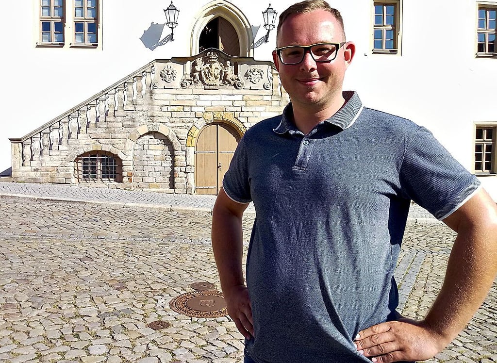 Benjamin Hellmann aus Klein Rodensleben tritt als Kandidat für die AFD bei der Bürgermeisterwahl 2024 an.