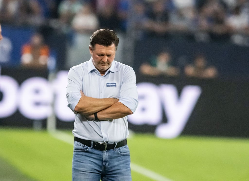 Magdeburgs Trainer Christian Titz reagiert.