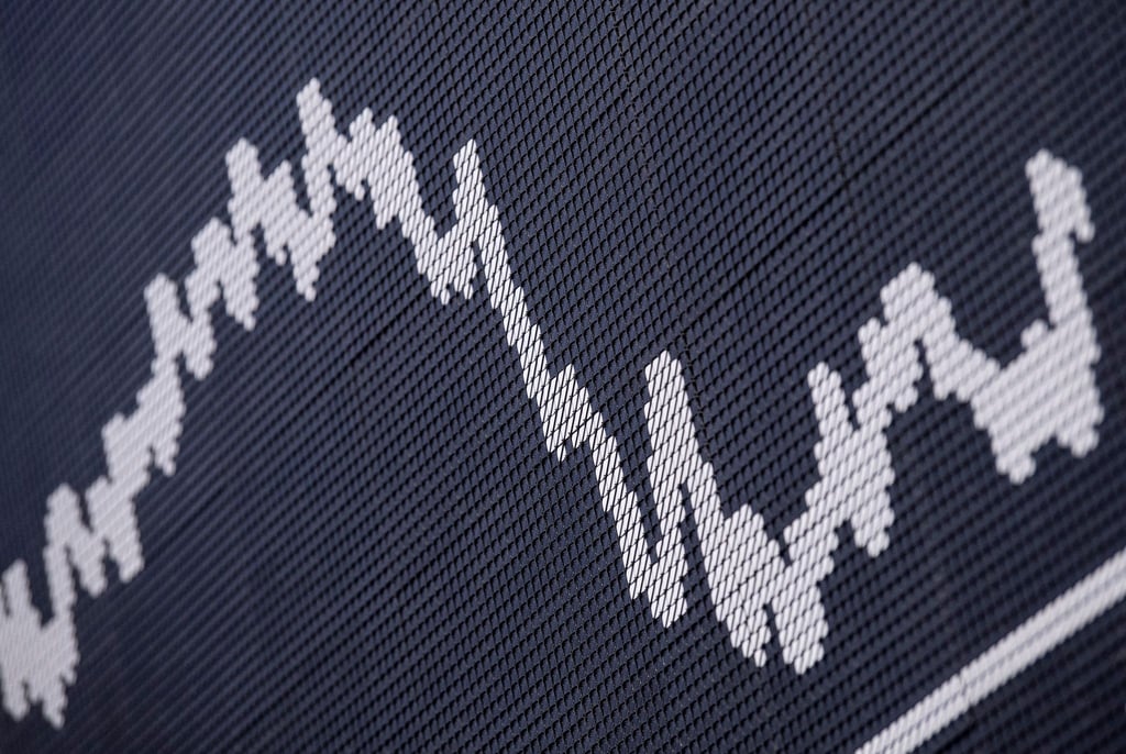 Die DAX-Kurstafel im Handelssaal der Deutschen Börse in Frankfurt.