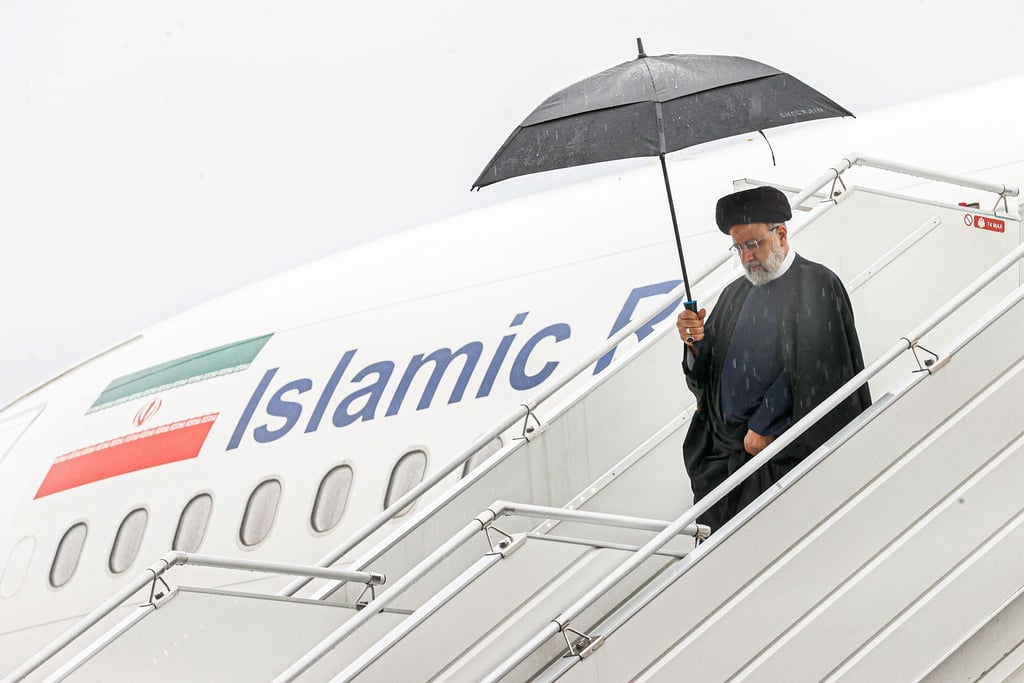 Irans Präsident Ebrahim Raisi bei seiner Ankunft in New York. Raisi nimmt dort an der UN-Generalversammlung teil.