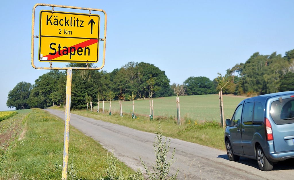Auch die Erneuerung der maroden Abschnitte der Straße von Stapen nach Käcklitz steht auf der Wunschliste für den Beetzendorfer Haushalt 2024.