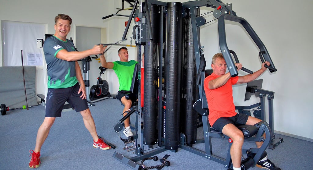 Freizeitsport Klietzer Kraftsportler trainieren im neuen Raum