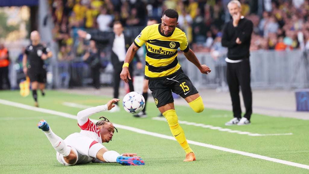 Warf sich in die Partie und gegen Bern ins Zeug: RB-Profi Xavi Simons