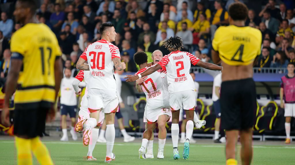 Xaver Schlagers Tor zum 2:1 ebnete für RB Leipzig den Sieg bei Young Boys Bern.