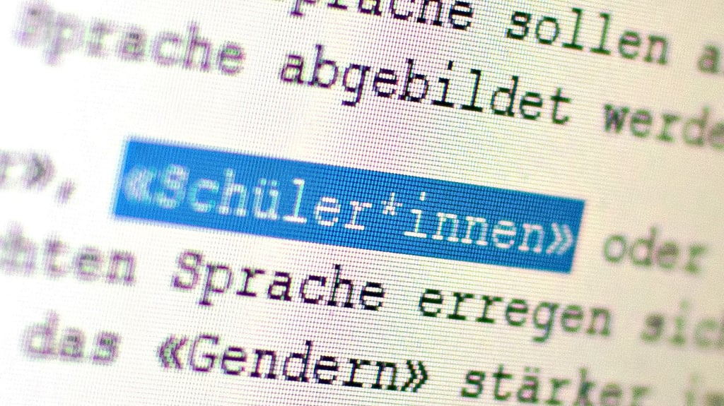 Seit diesem Schuljahr an Sachsen-Anhalts Schulen verboten: Gendern mit Stern, Doppelpunkt oder Unterstrich.