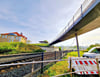 Ab kommende Woche stehen Bauarbeiten an der Fußgängerbrücke des Altstadtkreisels in Wernigerode an.