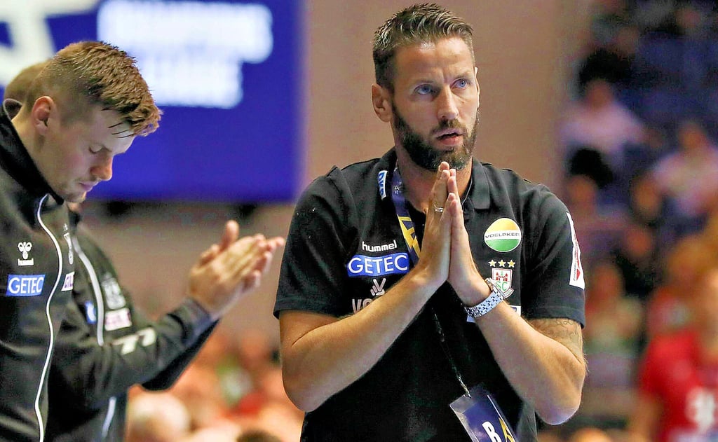 Wie schon gegen Veszprém war SCM-Trainer Bennet Wiegert auch in Barcelona tief enttäuscht. Und dabei legte Torwart Sergey Hernandez (l.) mit elf Paraden eine starke Leistung hin.
