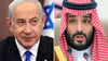 Der israelische Ministerpräsident Benjamin Netanjahu (l) und der saudische Kronprinz Mohammed bin Salman. Saudi-Arabien und Israel nähern sich offenbar an.