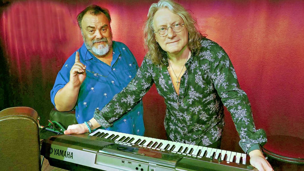 Die Gruppe MTS: Frank Sültemeyer und Thomas Schmitt geben am Samstag ein Konzert in Wittenberg.