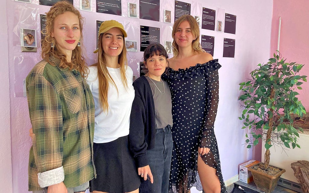 Sofía Basanes Vázquez, Jimena Centurion, Azucena Sanchez und Dasha Brian laden zum offenen Atelier ein.
