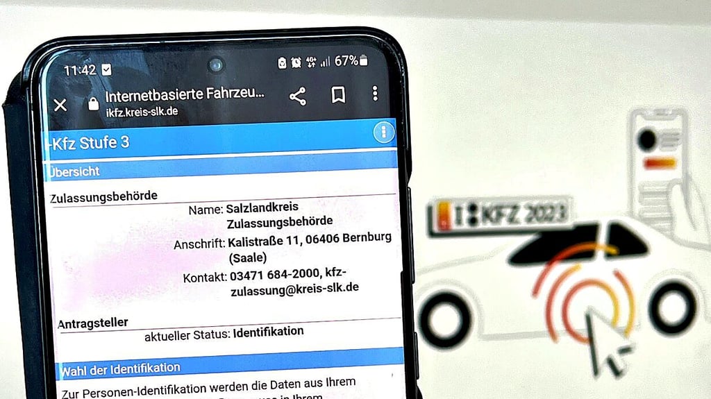 Durch das Projekt „i-Kfz“ soll das Zulassungswesen in Deutschland digitalisiert werden. Im Salzlandkreis bevorzugen die Menschen aber nach wie vor den Gang zur Behörde.
