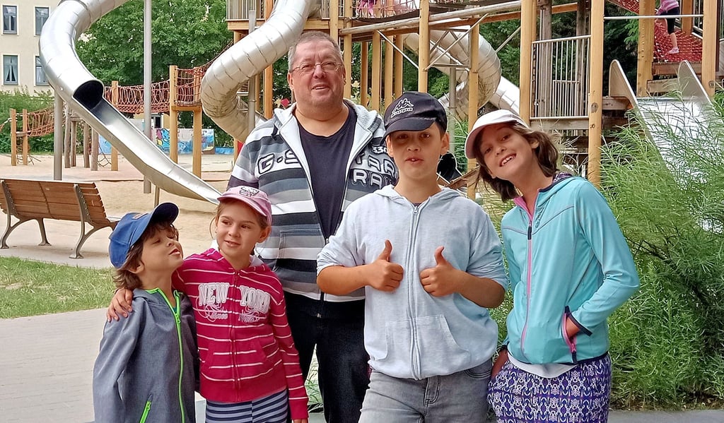 Ditmar Drube ist an den Wochenende viel mit seinen vier Kindern Jonathan, Helena, Rebecca und Adrian unterwegs. Ein wichtiger Punkt ist dabei die rechtzeitige Planung.