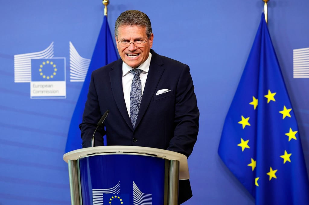 Der Slowake Maros Sefcovic hat den Posten als Klimakommissar im August vom Niederländer Frans Timmermans übernommen.