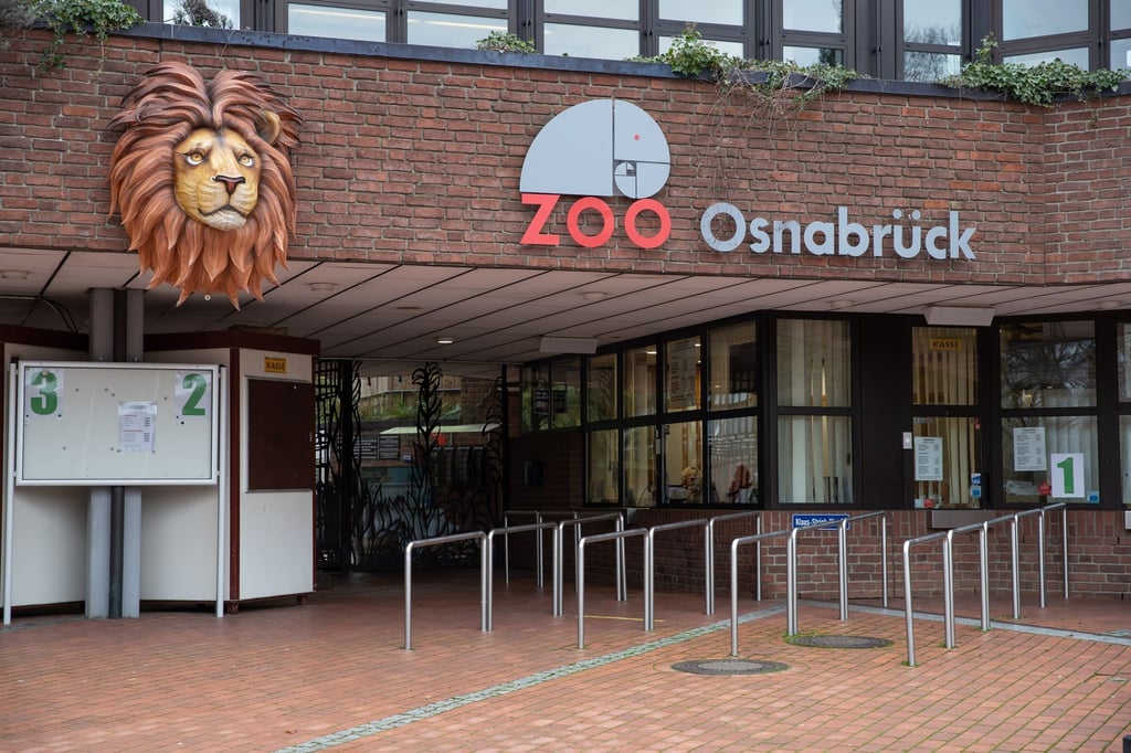 Blick auf den Eingang vom Zoo Osnabrück.