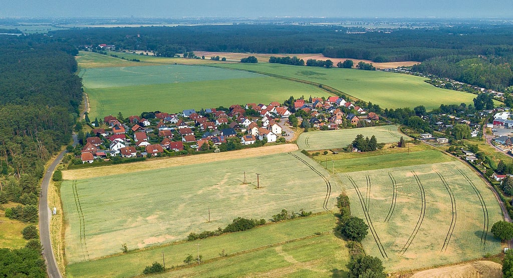Ob das im Vordergrund des Fotos befindliche Baugebiet „Schenkenteich II “ erschlossen wird, steht nach wie vor nicht fest.