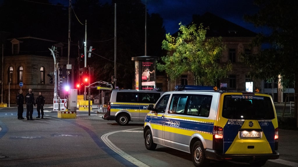Die Polizei ist am Einsatzort.