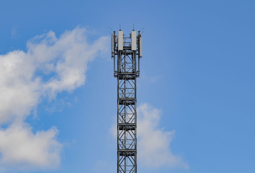 Ein Sendemast für Mobilfunk.