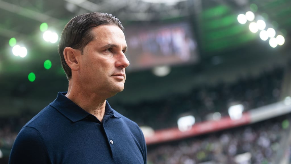 Borussia Mönchengladbachs Trainer Gerardo Seoane.