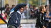 FCM-Trainer Christian Titz zeigte beim 1:1 gegen den SC Paderborn vollen Körpereinsatz.