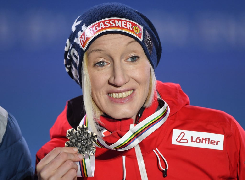 Daniela Iraschko-Stolz aus Österreich beendet ihre Karriere.
