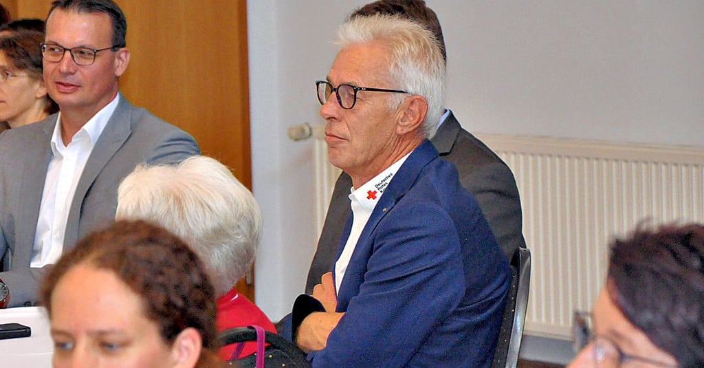 Bei seiner Verabschiedung war Frank-Michael Ruth anzusehen, wie ihn die Dankesworte berührten.