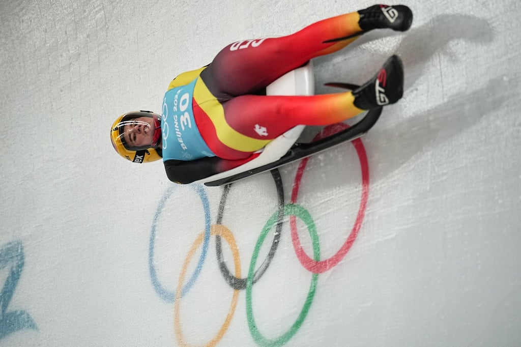 Natalie Geisenberger bei den Olympischen Winterspielen 2022 in Peking.