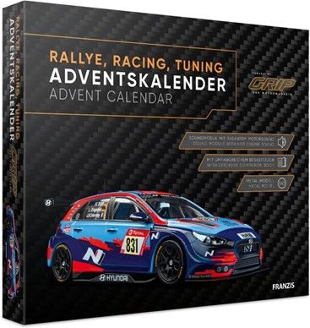 Rallye, Racing, Tuning Adventskalender von Franzis