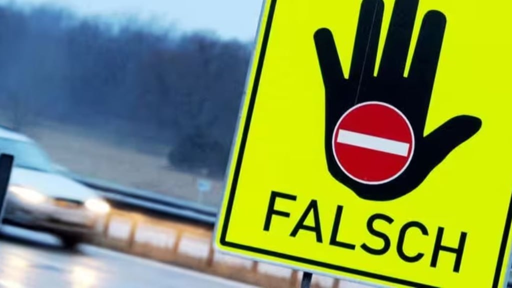 Ein Geisterfahrer hat auf der A36 nahe Nordharz und in Richtung Bernburg entgegen der Fahrtrichtung auf der Überholspur geparkt und ist dort betrunken eingeschlafen. Symbolbild: