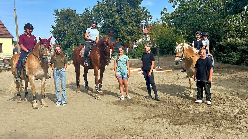 An der Gröpertorschule Halberstadt wird seit Jahrzehnten Reitsport betrieben.