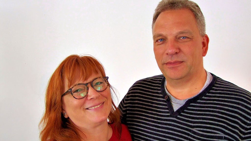 Sylvia und Jörg Schütze vom Verein „Licht an! Konzerte“ in Wittenberg