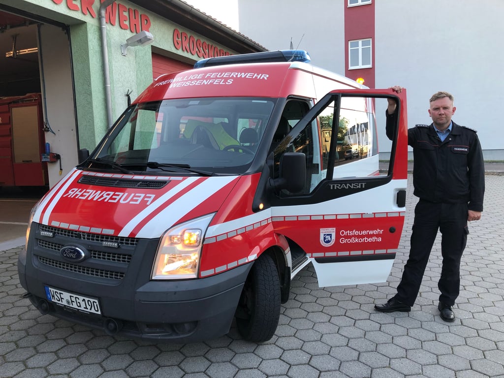 Andreas Benold leitet die Feuerwehr in Großkorbetha.
