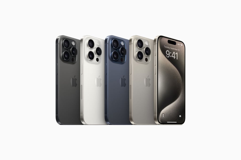 Das neue Iphone 15 Pro kommt mit einem Gehäuse aus Titan und dem neuen Chip A17 Pro daher.
