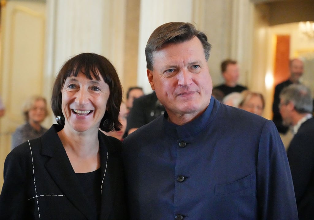 Künftiger Generalmusikdirektor Christian Thielemann und künftige Intendantin der Oper Elisabeth Sobotka.