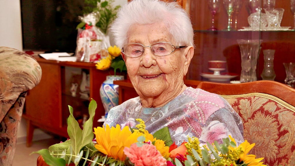Marianne Märker hat am Mittwoch ihren 105. Geburtstag gefeiert.