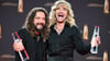 Die Musiker Tom (l) und Bill Kaulitz gewannen den Deutschen Fernsehpreis.
