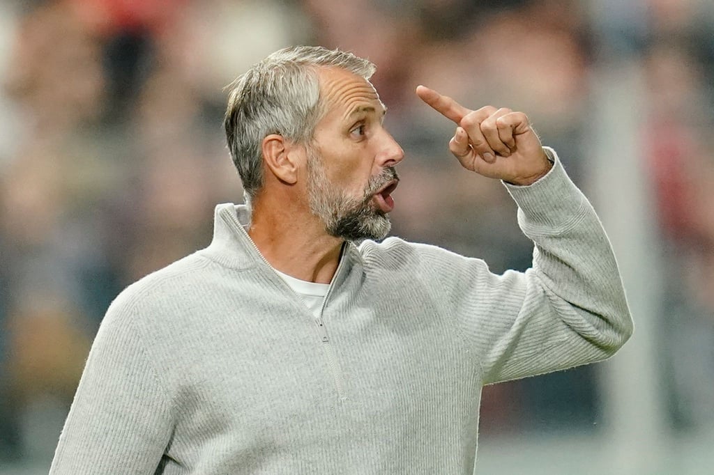 Konnte in Wiesbaden wieder auf Keeper Peter Gulacsi bauen: Leipzig-Coach Marco Rose.