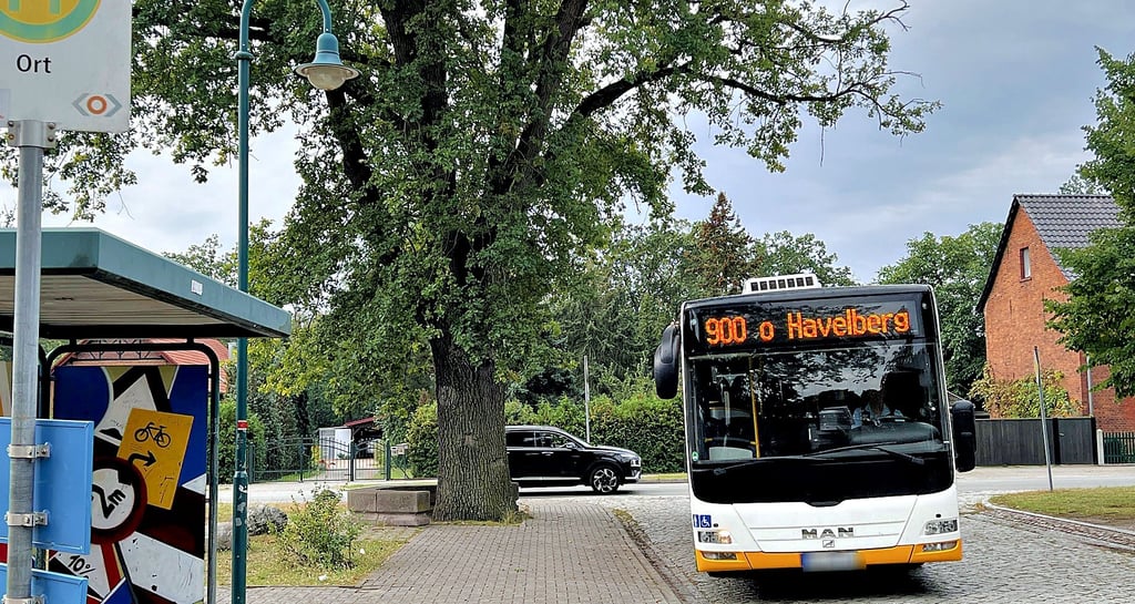 Die Bushaltestelle in Klietz muss ab dem Fahrplanwechsel im Dezember von den Fahrgästen aus Neuermark-Lübars als Zustieg in die Landeslinie 900 genutzt werden.