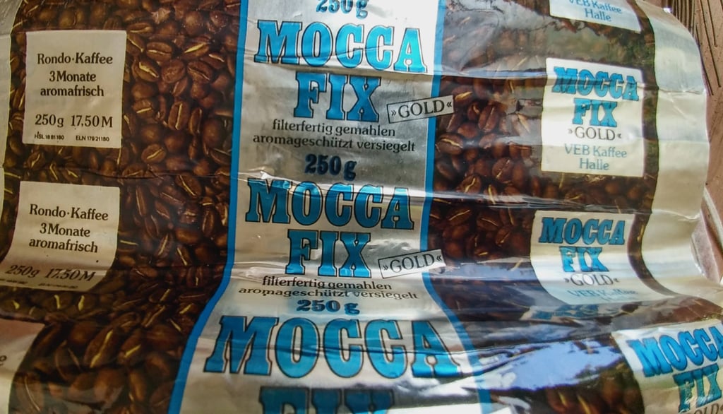 "Mokka Fix" blieb "3 Monate aromafrisch". Für nur 17,50 Mark.