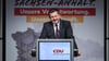 Sven Schulze spricht auf dem CDU-Landesparteitag Sachsen-Anhalts.