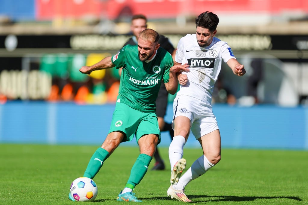 Im Duell zwischen Fürth und Elversberg kam es zu einem 1:1-Unentschieden.