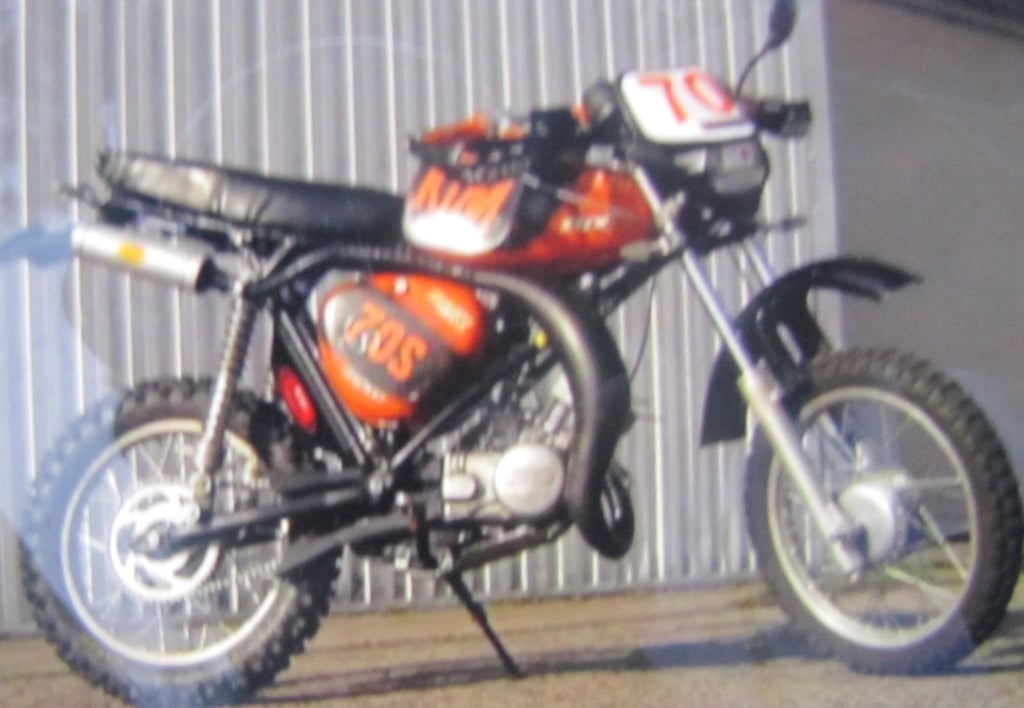 Das gestohlene Moped.