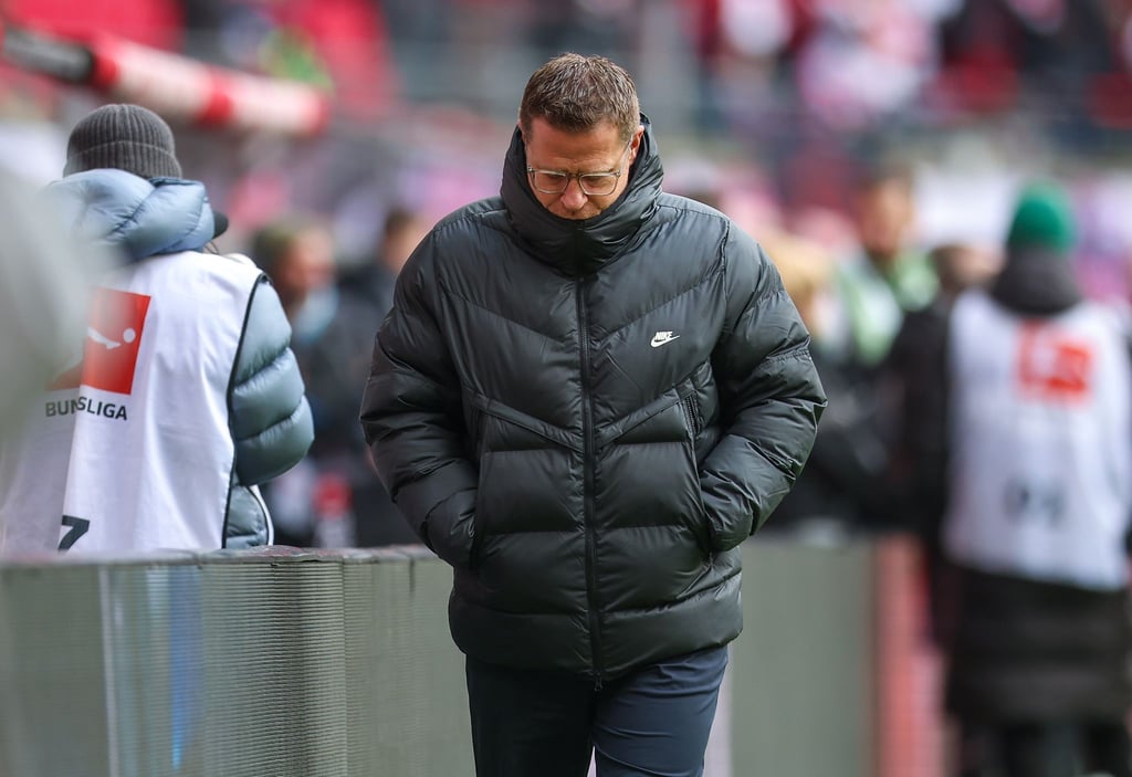 Max Eberl, Leipzigs Ex-Sportdirektor, kommt vor dem Spiel ins Stadion.