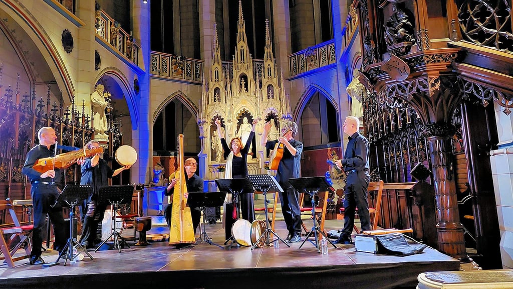 Beim 18. Wittenberger Renaissance-Musikfestival war jetzt das Ensemble „Oni Wytars“ in der Schlossirche zu erleben.