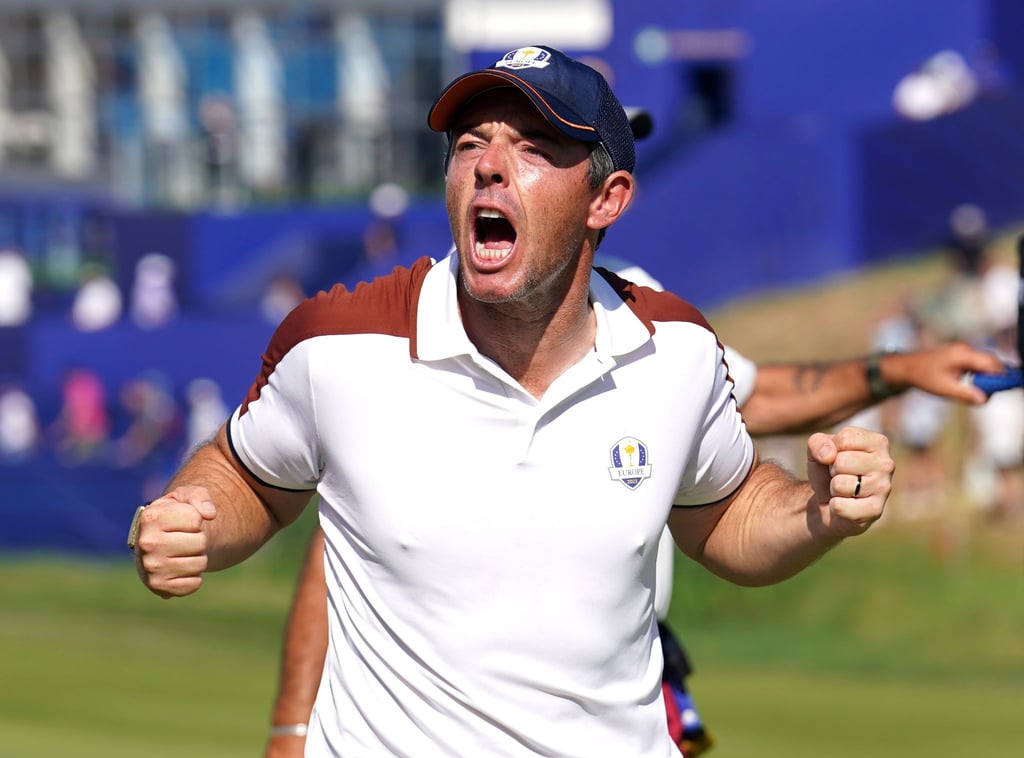 Rory McIlroy gewann mit dem Team Europa den Ryder Cup.