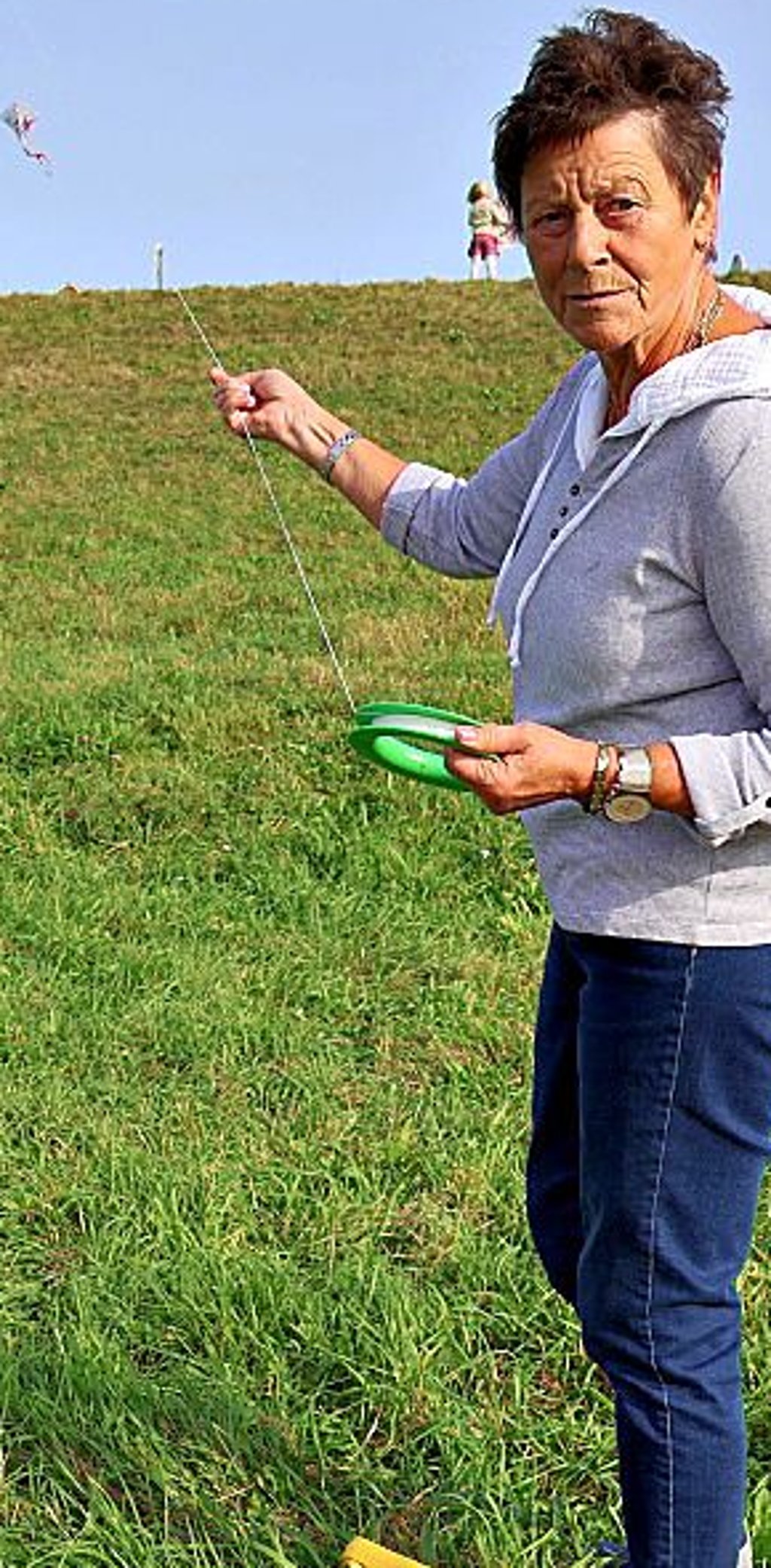 Drachenfliegen ist ein schönes Hobby für Karin Wuttke aus Sandau.